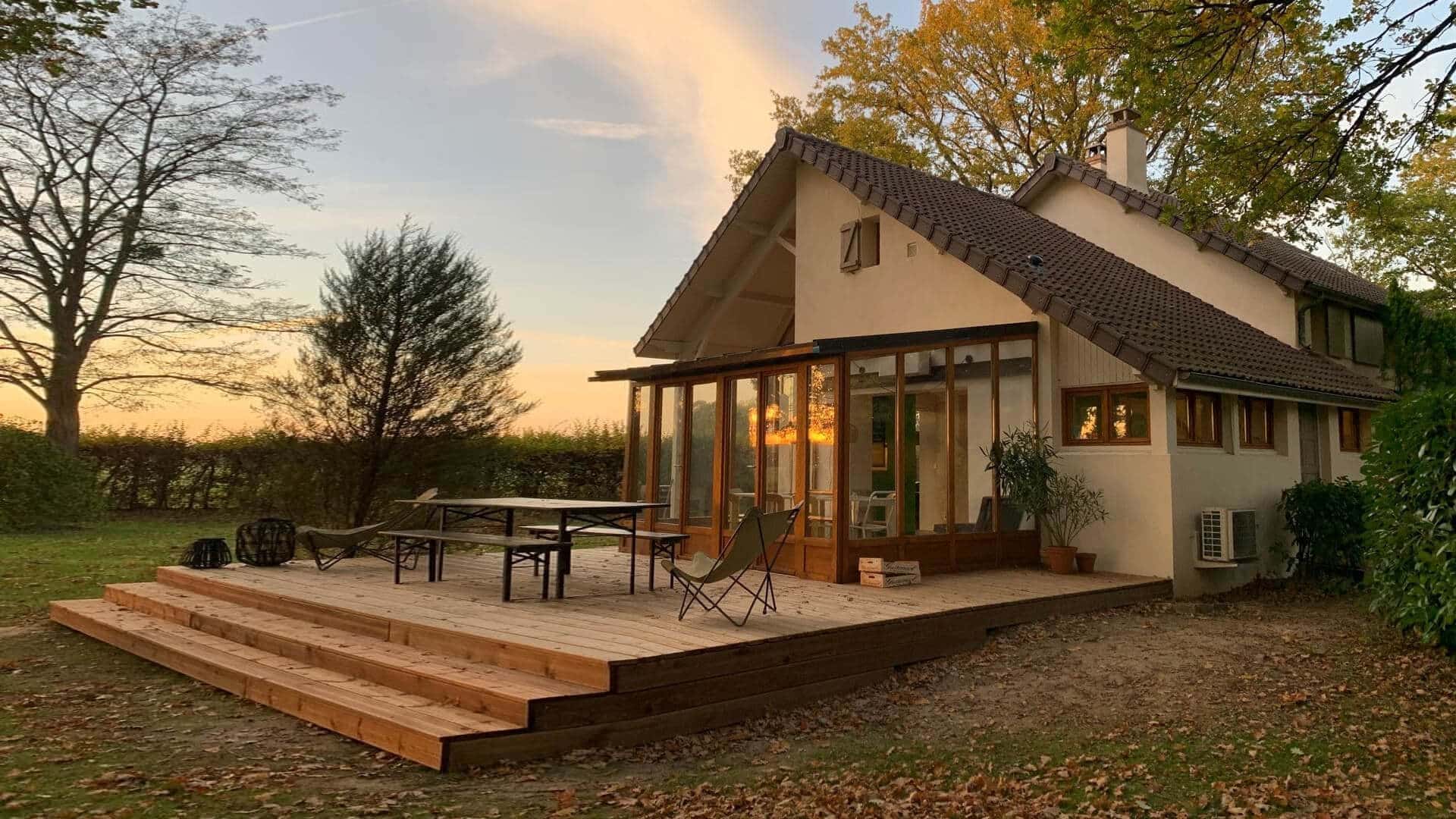 Intérieur moderne après rénovation