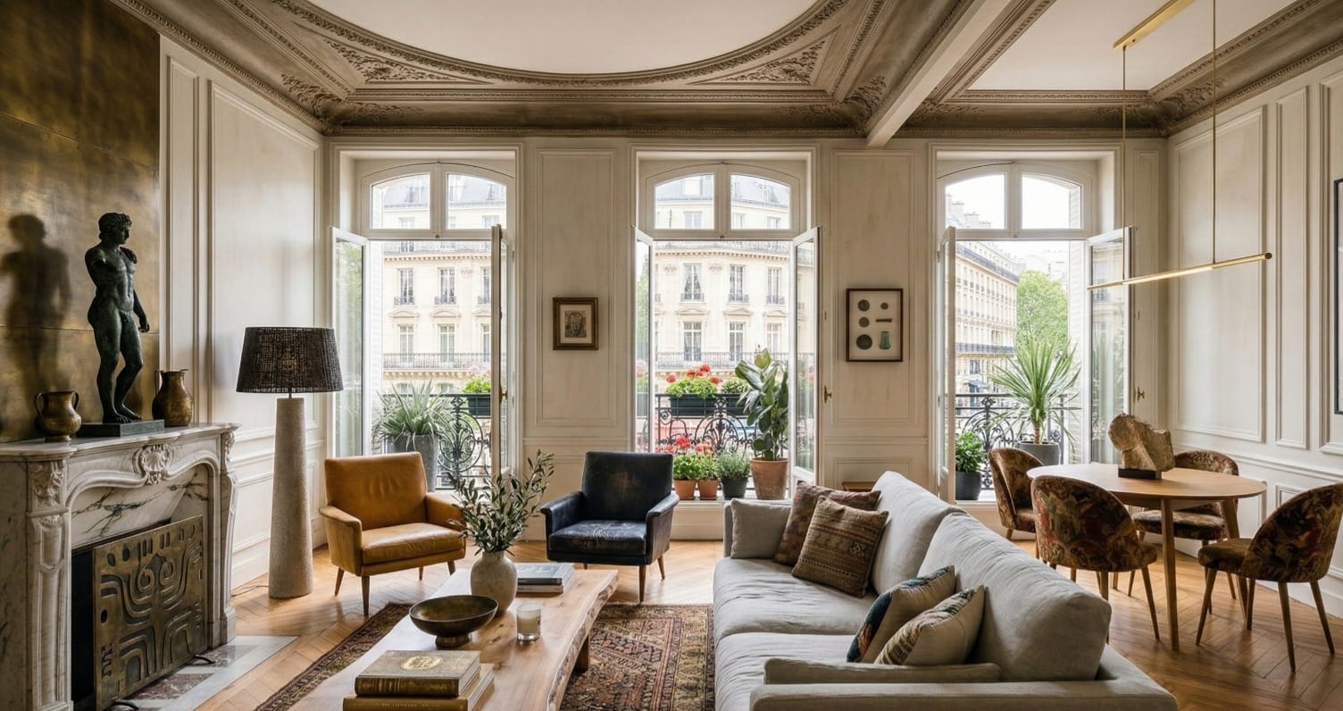  Un nouveau look pour un vieil appartement