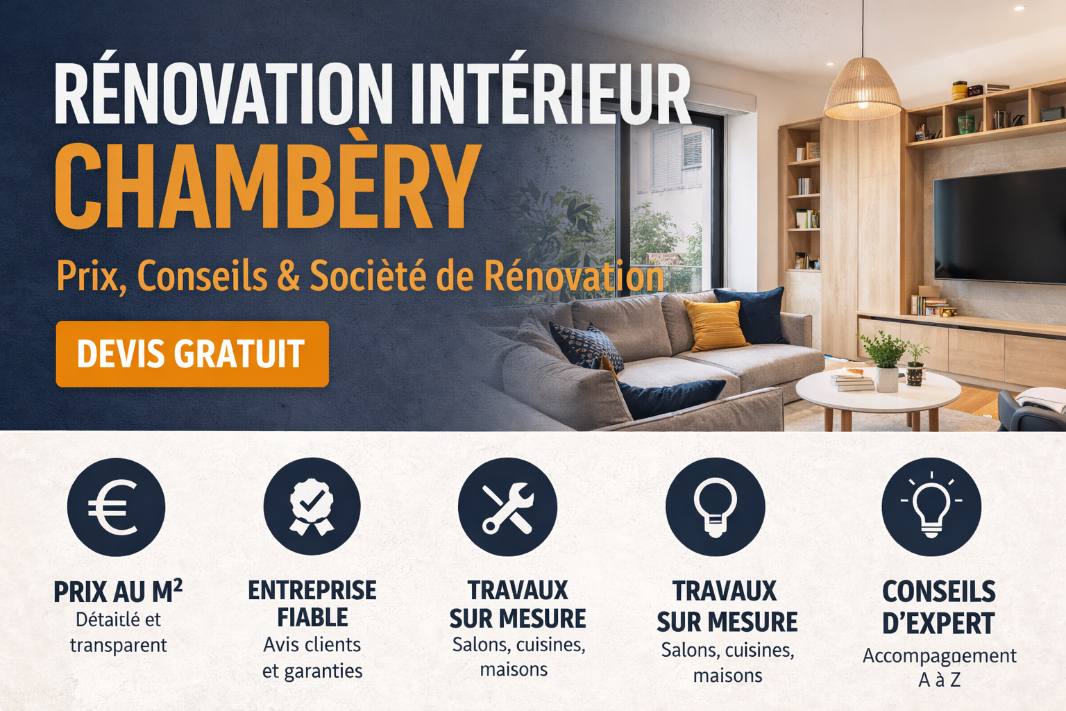 Rénovation intérieur Chambéry : Guide complet pour choisir une société de rénovation