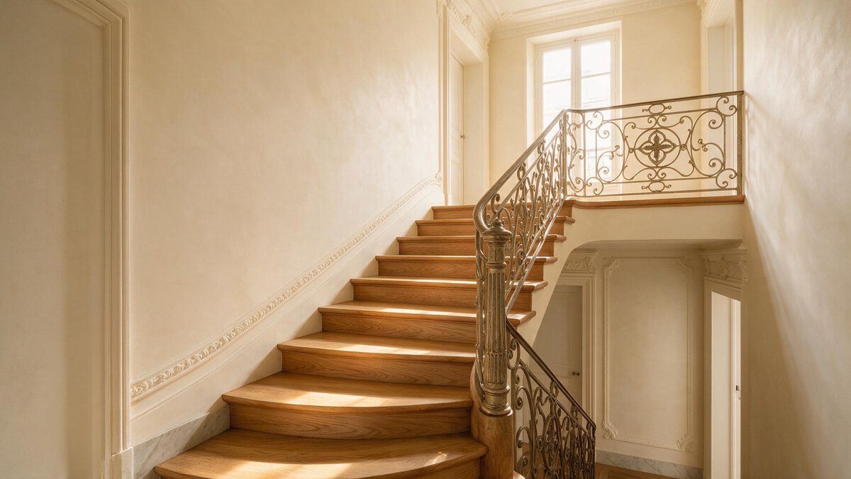 Installation d'un escalier sur mesure à Paris