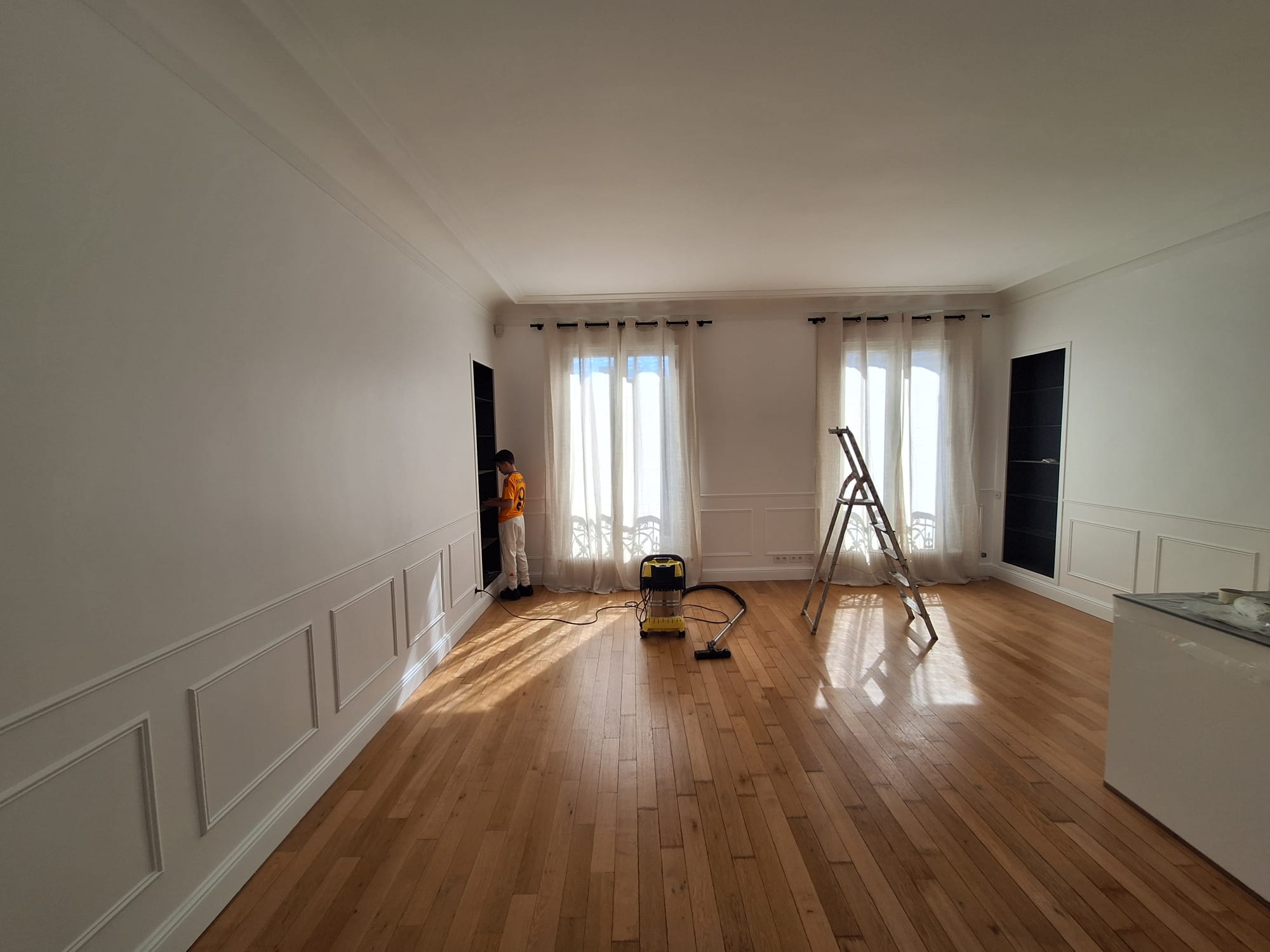 Toiture en zinc d'un immeuble haussmannien