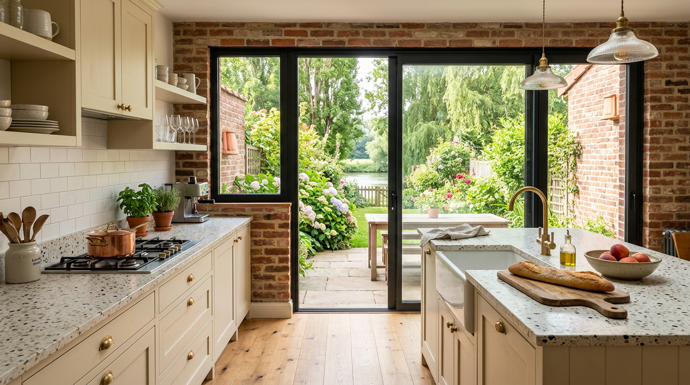 Cuisine de maison familiale rénovée à Chelles près de la Marne
